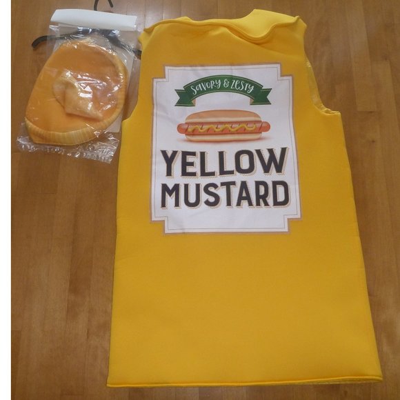 Seasons Inc Costumes Mens Womens Mustard Bottle Halloween Costumes